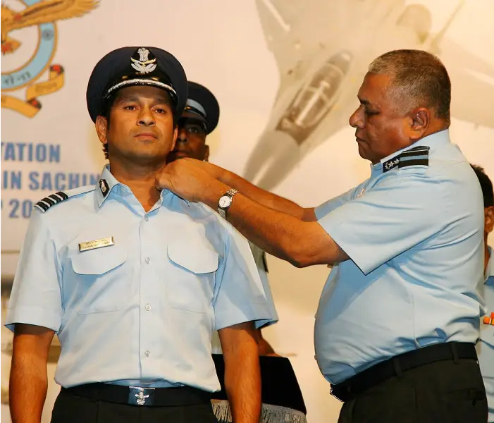 Group Captain Sachin Tendulkar