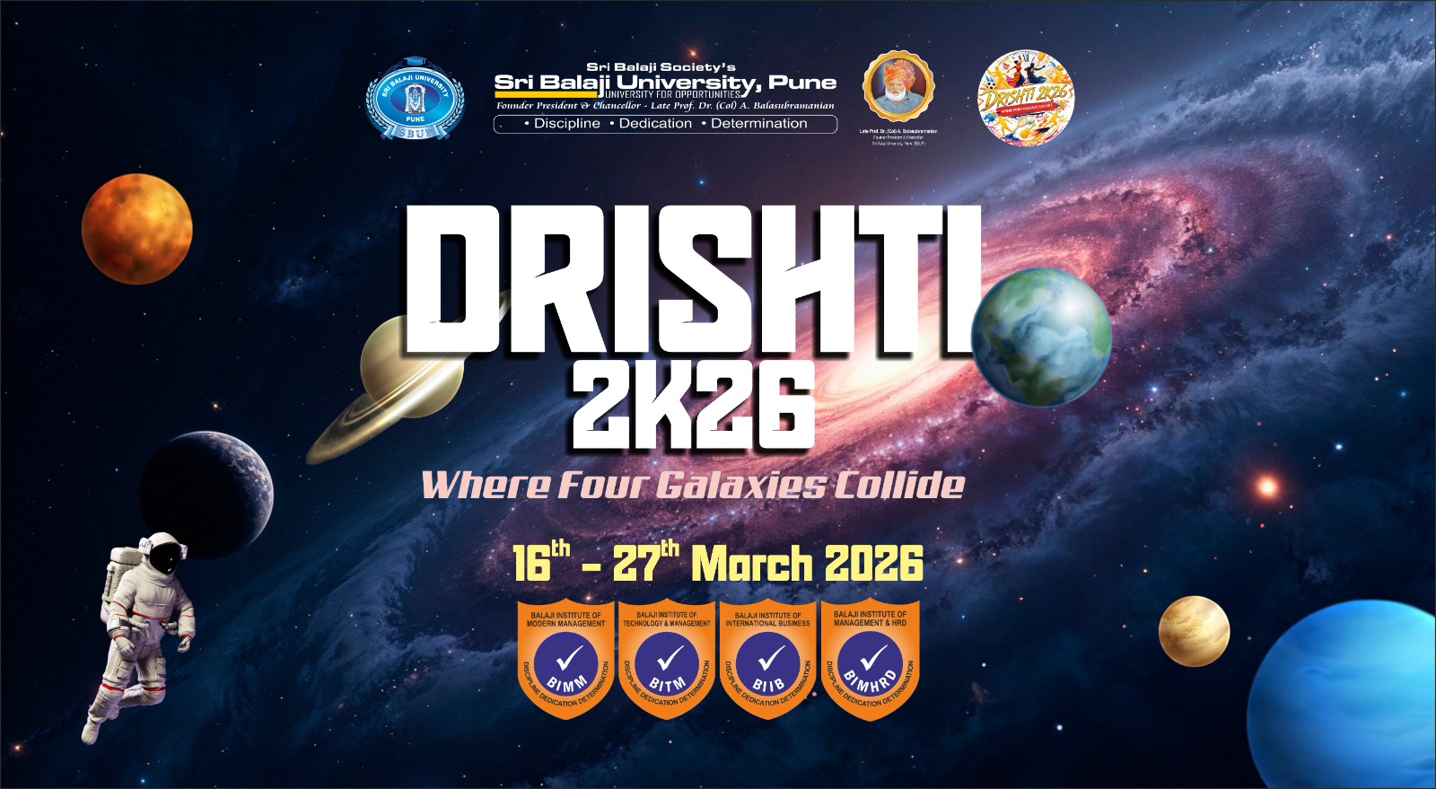 Drishti 2026 - SBUP's MBA Institutes Youth Festival